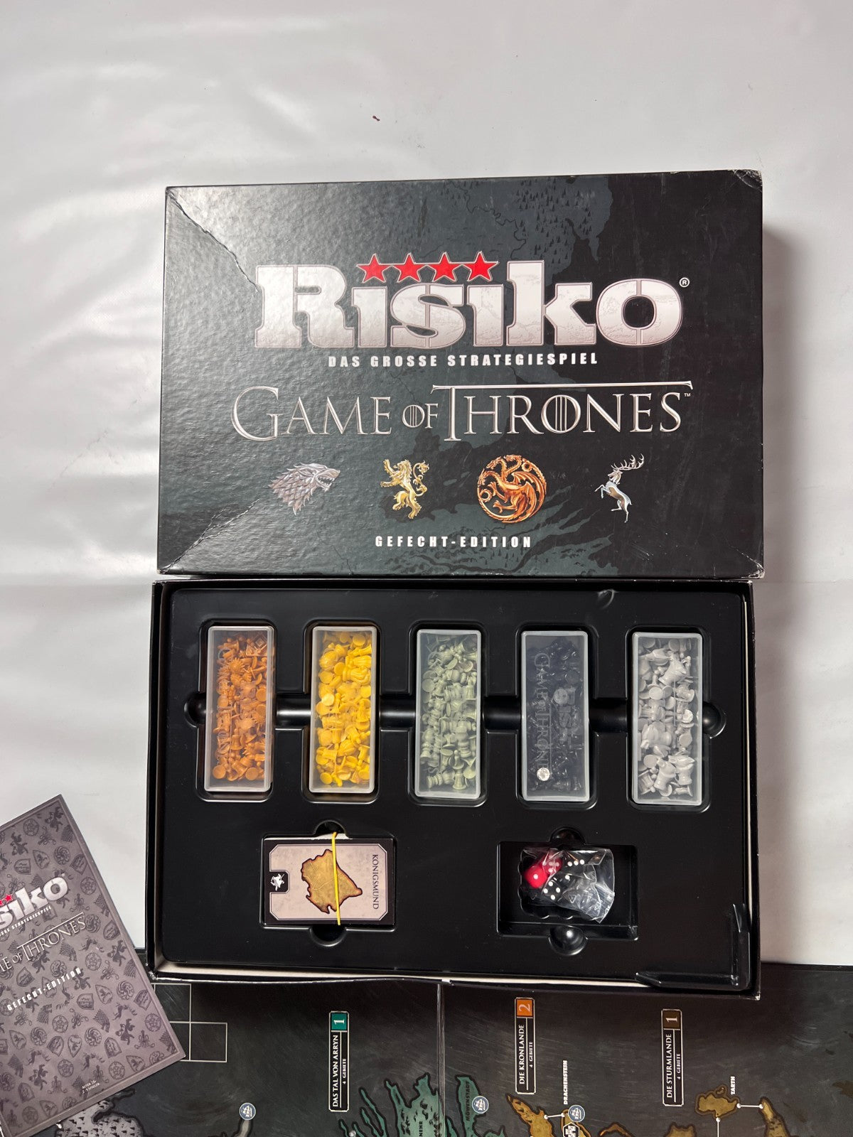 Risiko GoT Game of Thrones Strategie Spiel Gefecht Edition  Hasbro Vollständig - Ansicht 3