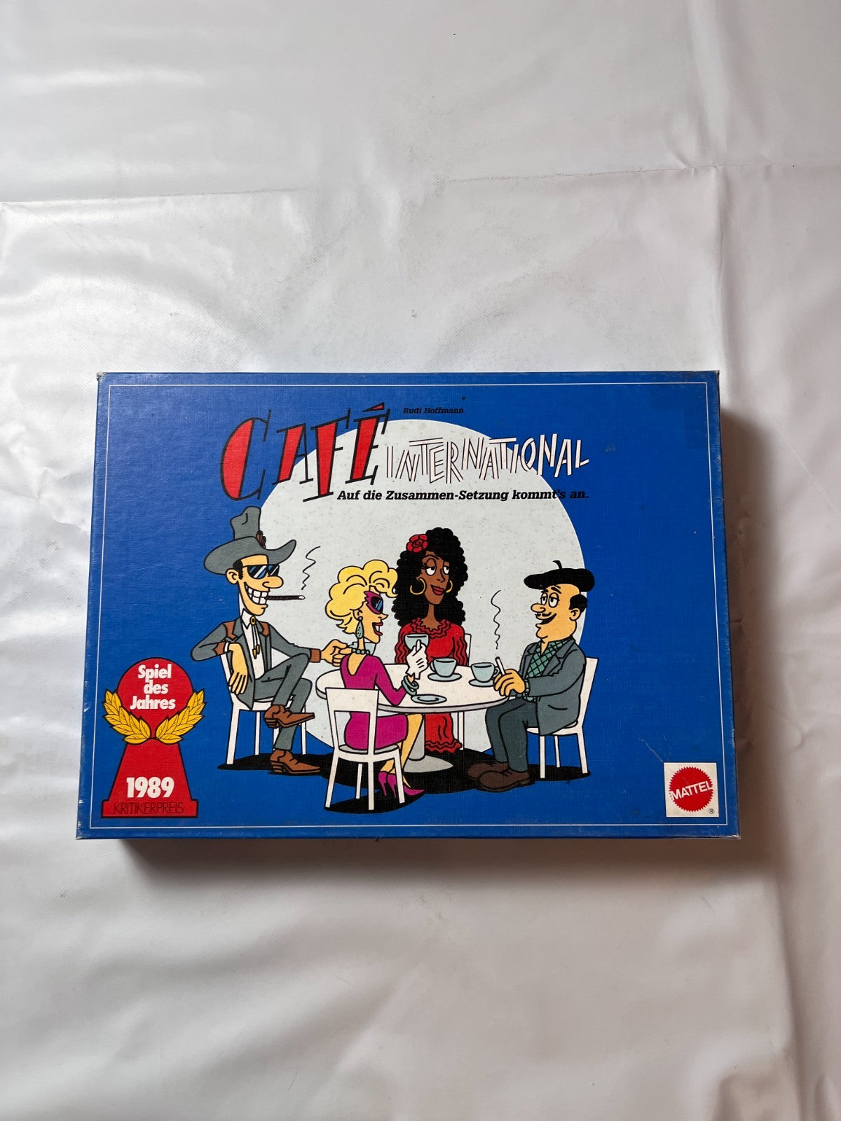 Café International - Brettspiel von Mattel - Vollständig Brett Karton Fleckig - Ansicht 10