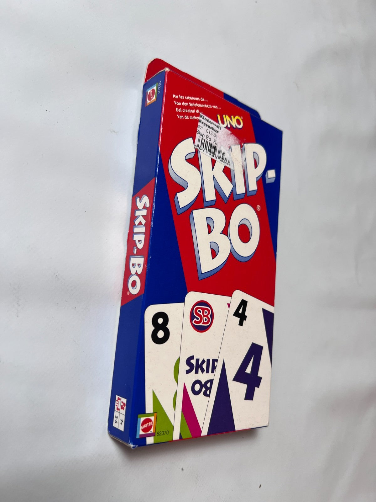 Skip Bo Kartenspiel Mattel blau rote Ausgabe 2003  - vollständig - Ansicht 6
