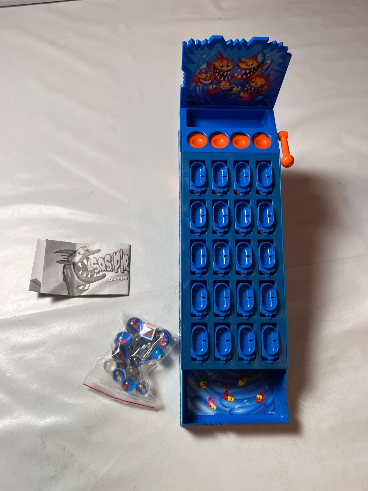 SOS Piranha Alarm  Mattel  Kinderspiel  ab 5 Jahre  Vollständig - Ansicht 2