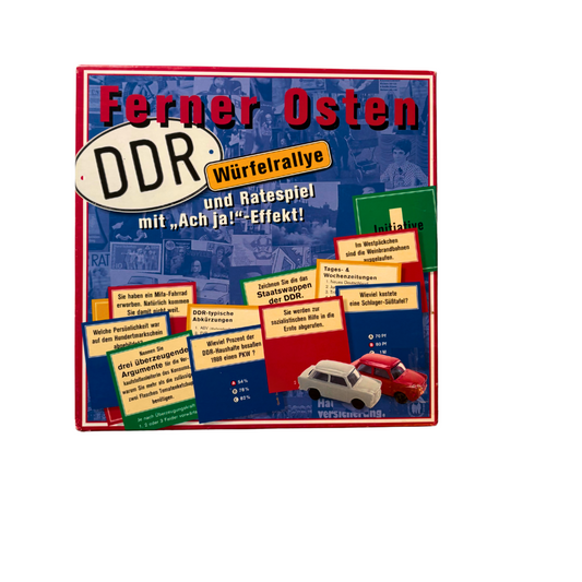 DDR Würfelrallye Ferner Osten Ratespiel Spiel  Vollständig - Ansicht 1