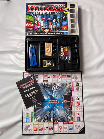 Spiel Monopoly Imperium silber Topmarken DER WELT Hasbro vollständig - Ansicht 2
