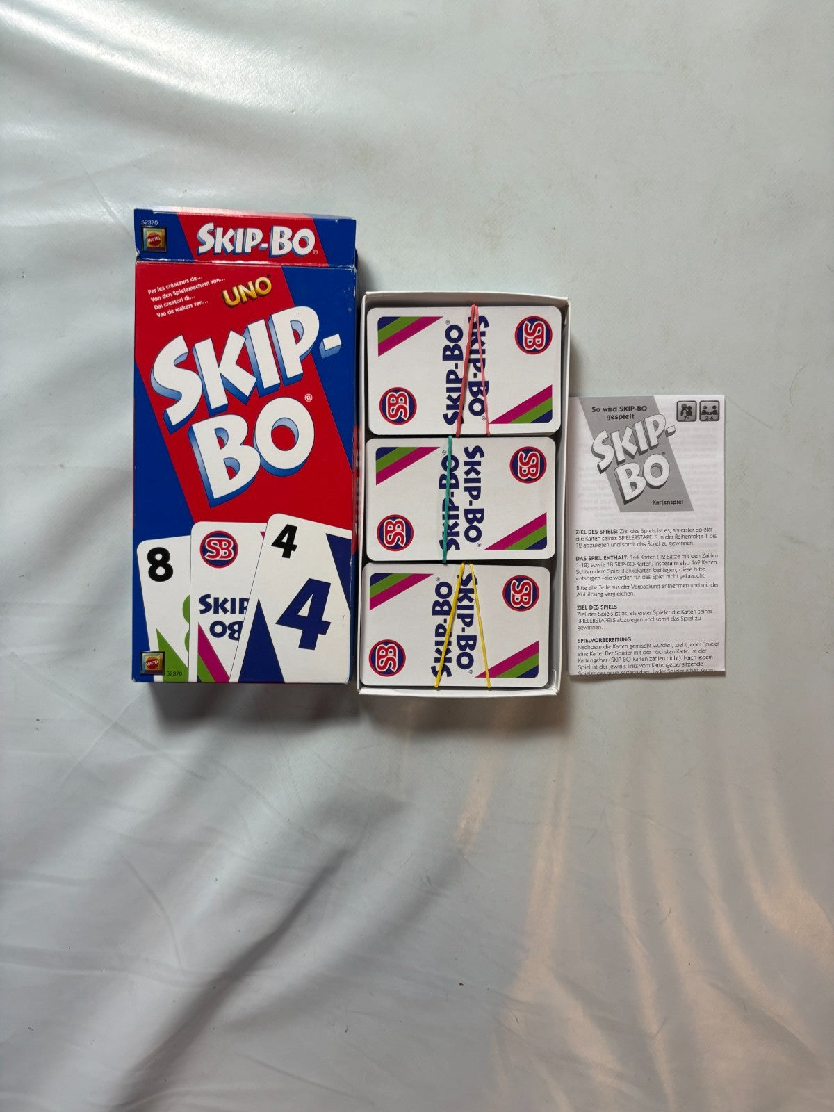 SkipBo  Mattel blau rote Ausgabe 2010   vollständig - Ansicht 10