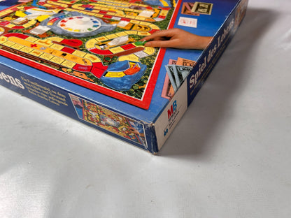 Spiel des Lebens MB 1984 Spiel blaue Ausgabe Brettspiel 2 Fahnen Vollständig - Ansicht 15