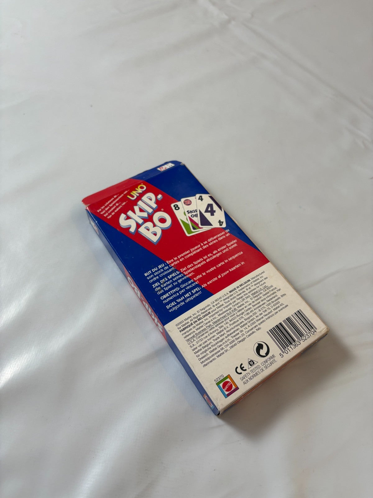 Skip Bo Kartenspiel Mattel blau rote Ausgabe 2003  - vollständig - Ansicht 9