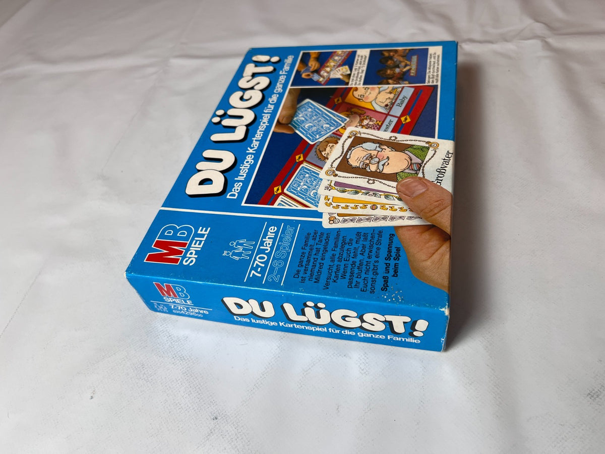 Du lügst! von MB Spiele Familienspiel Brettspiel Kartenspiel 1980 vollständig - Ansicht 5