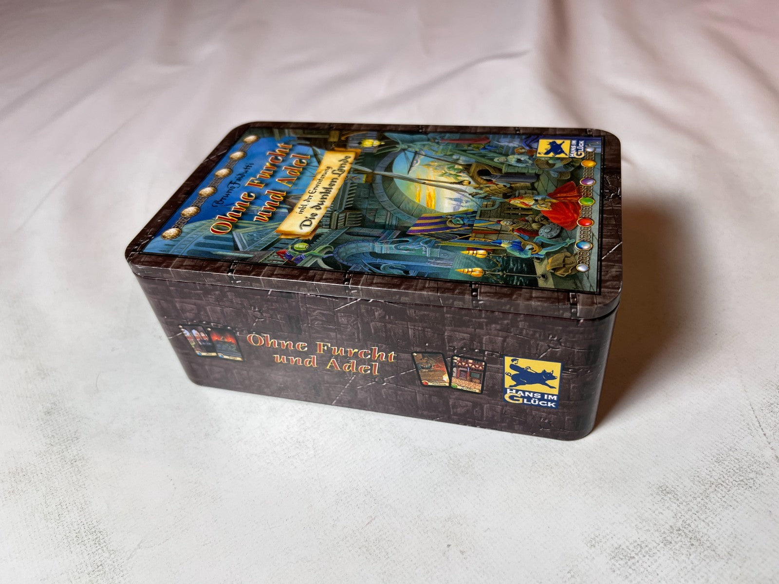 Ohne Furcht und Adel + Erweiterung Die dunklen Lande Metallbox  Vollständig - Ansicht 5
