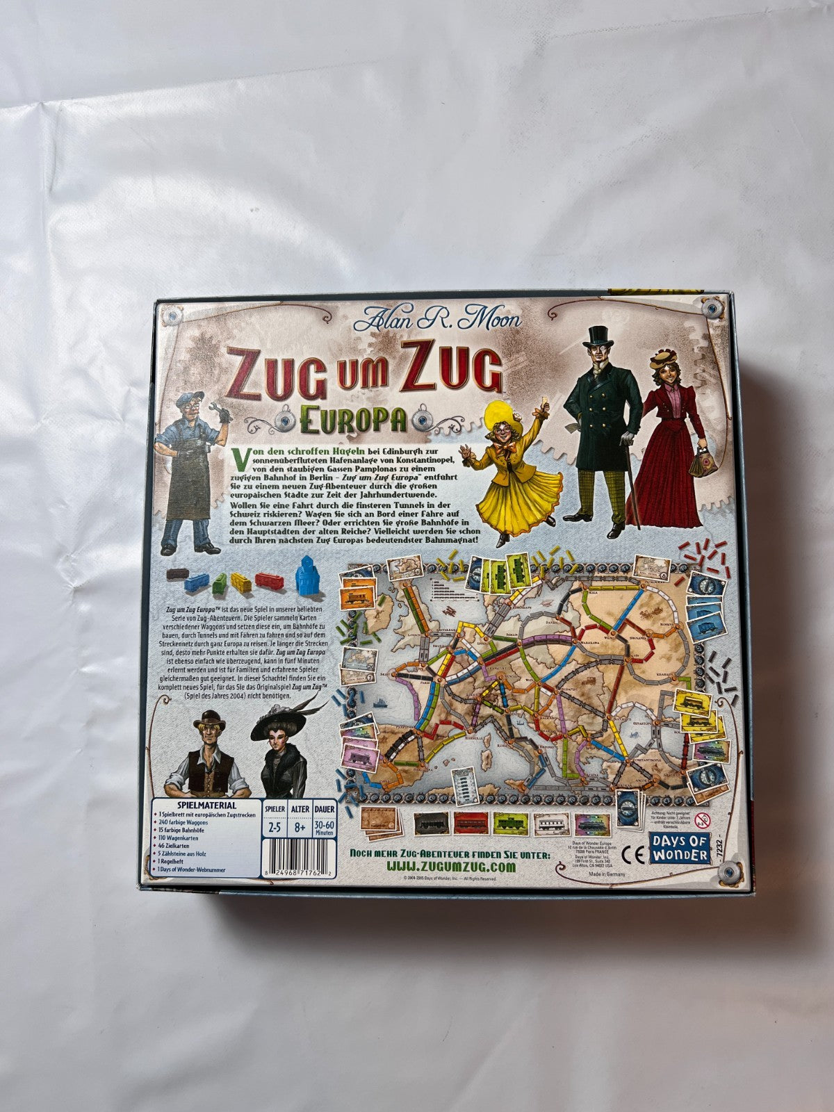 Zug um Zug Europa - Days of Wonder - Vollständig - Ansicht 9