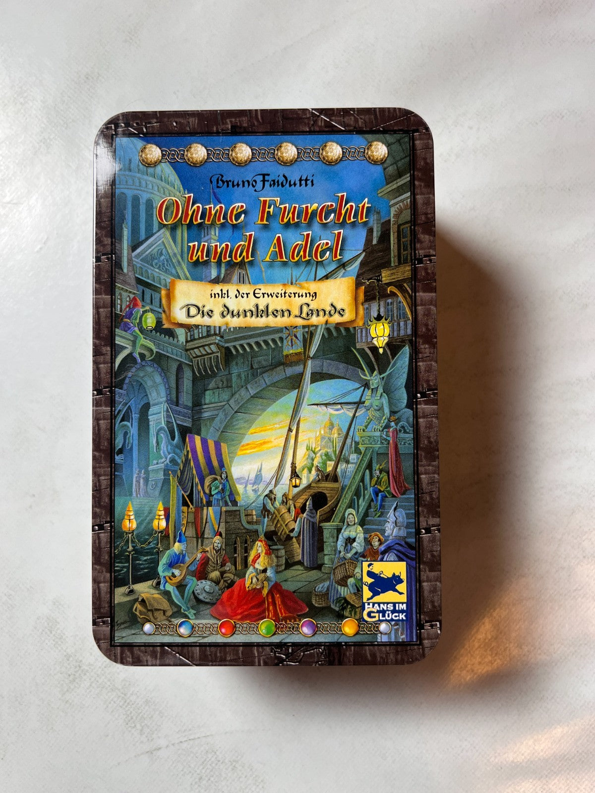 Ohne Furcht und Adel + Erweiterung Die dunklen Lande Metallbox  Vollständig - Ansicht 4