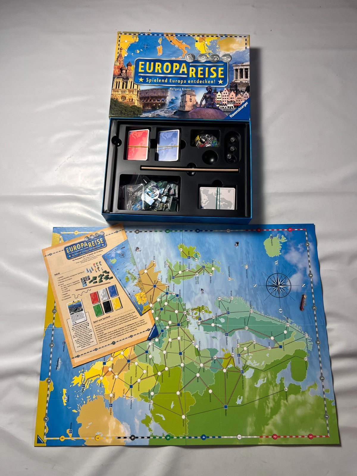 Ravensburger Europareise Gesellschaftsspiel 2007  Vollständig - Ansicht 2