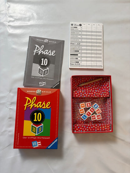 Phase 10 Würfelspiel Spiel Ravensburger Alte Version 2007 - Vollständig - Ansicht 7
