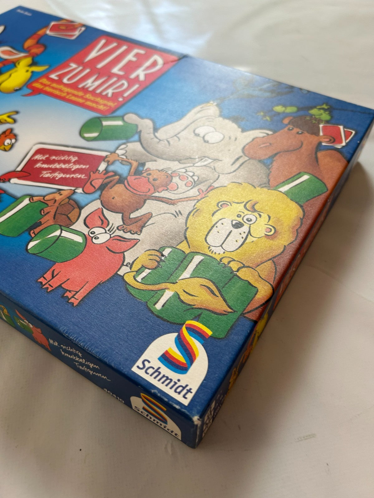 Vier Zu Mir! Brettspiel 90er Kinderspiel ASS 1996 Tierfiguren - Vollständig - Ansicht 4