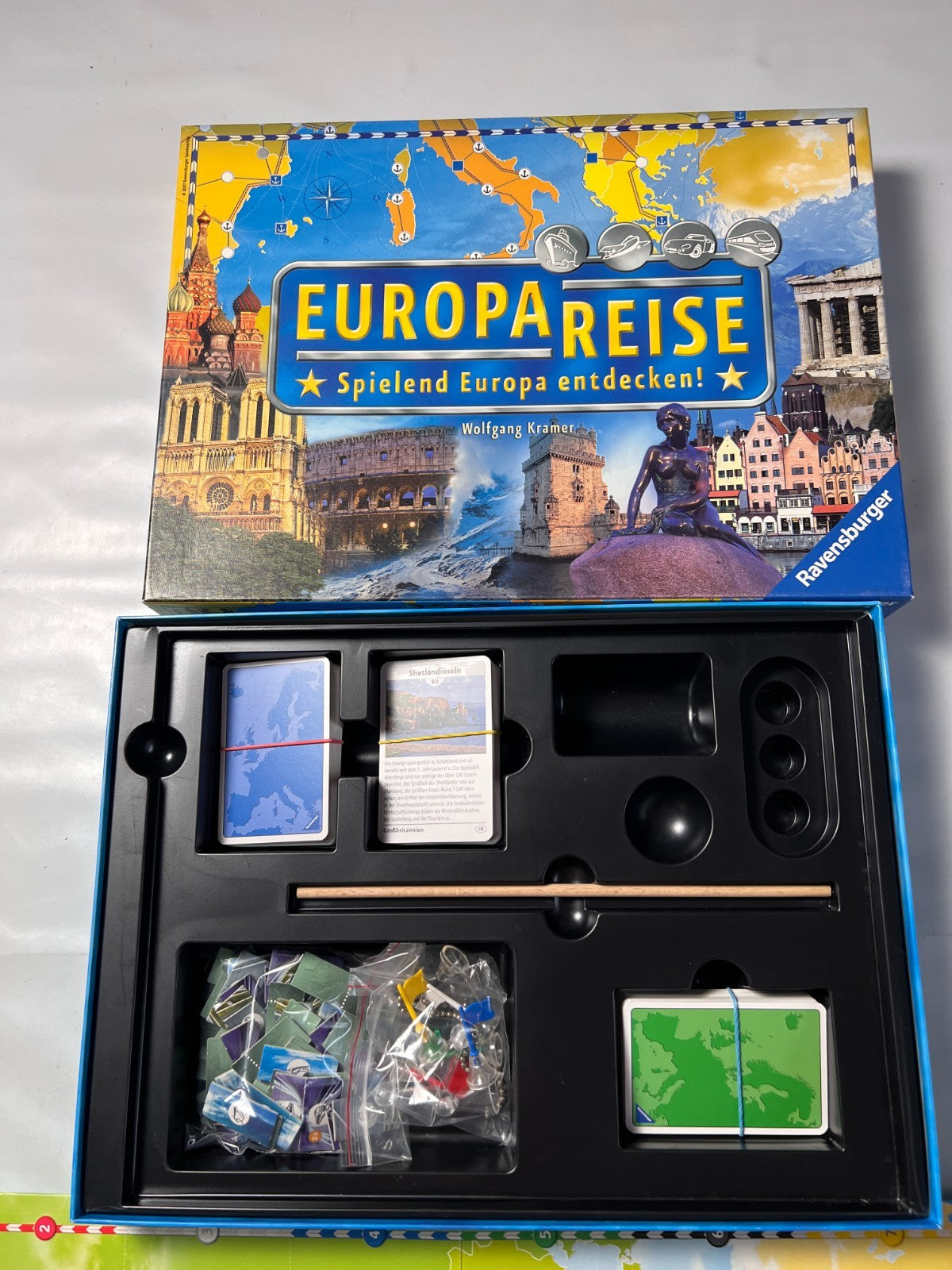 Ravensburger Europareise Gesellschaftsspiel 2007  Vollständig - Ansicht 3