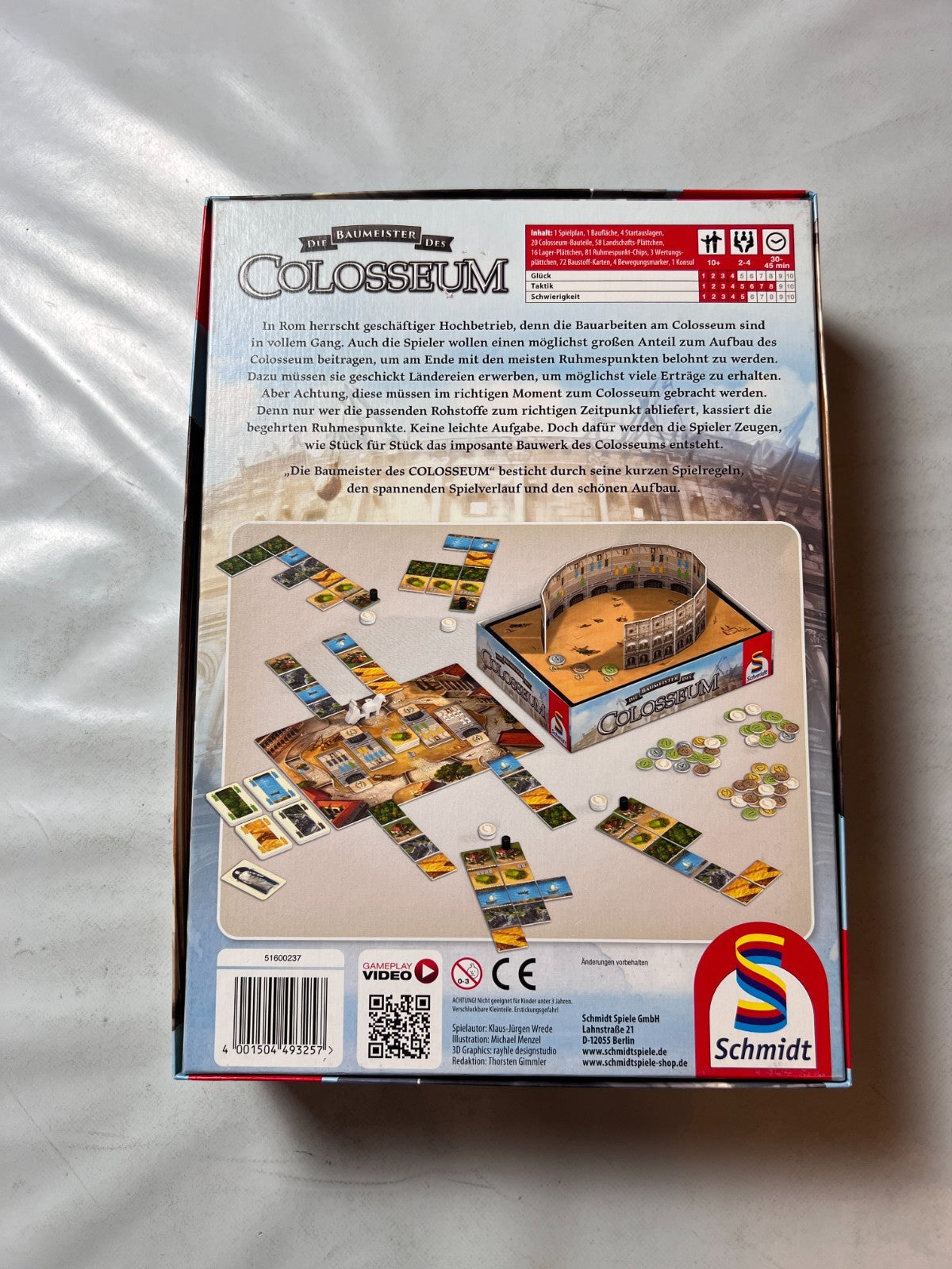 Die Baumeister des Colosseum Spiel Schmidt Brettspiel  Vollständig - Ansicht 9