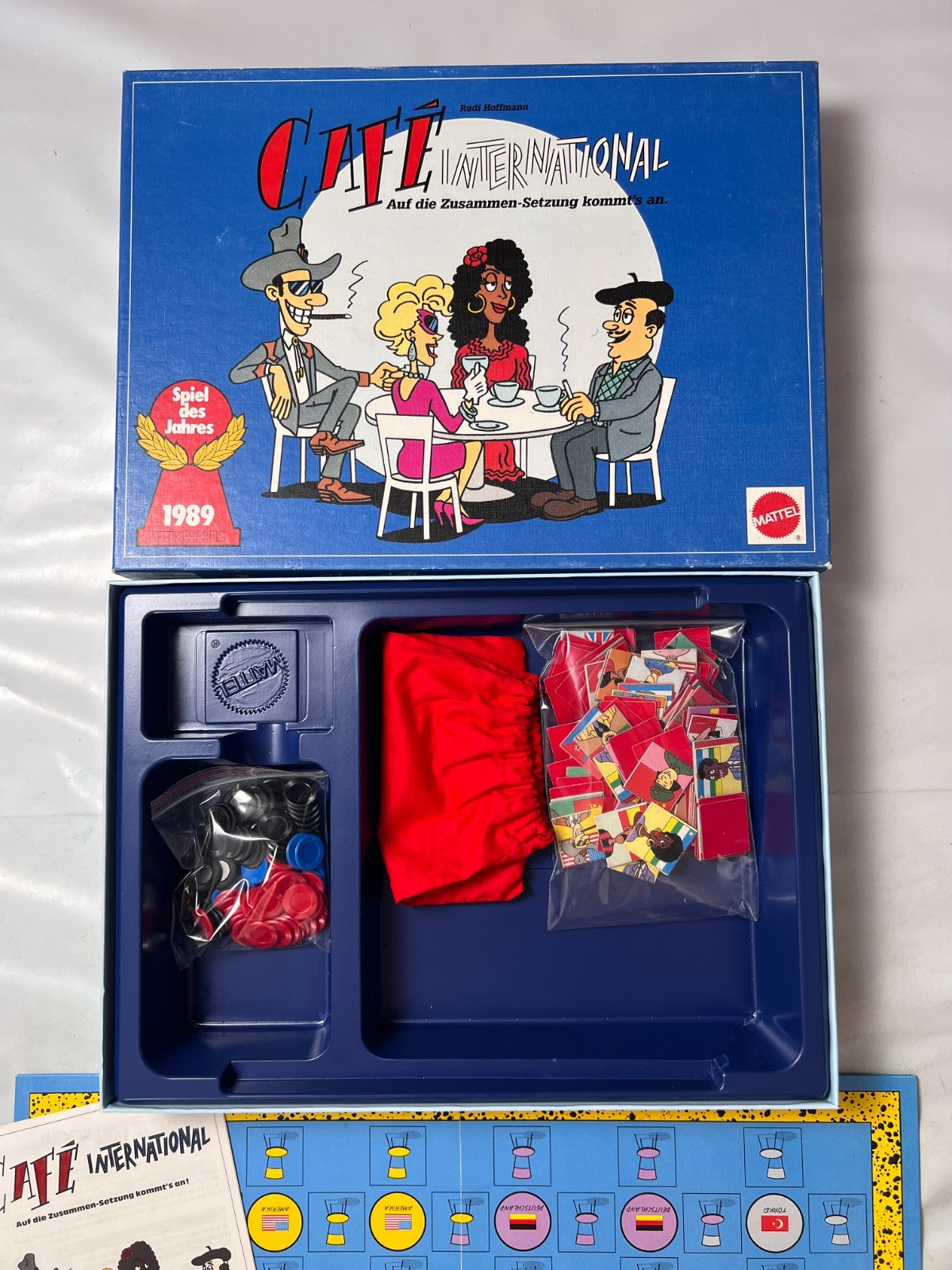 Café International - Brettspiel von Mattel - Vollständig - Ansicht 3