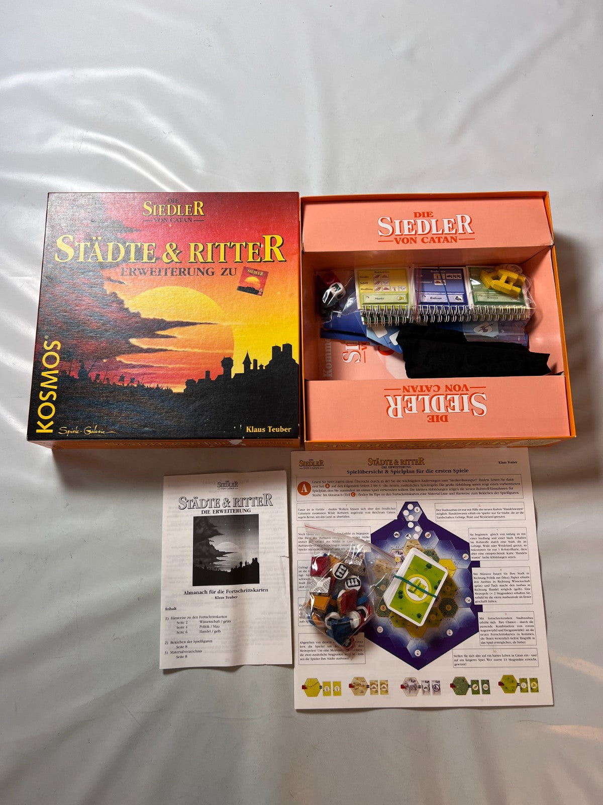 Die Siedler von Catan Städte und Ritter Erweiterung HOLZ  Vollständig - Ansicht 2