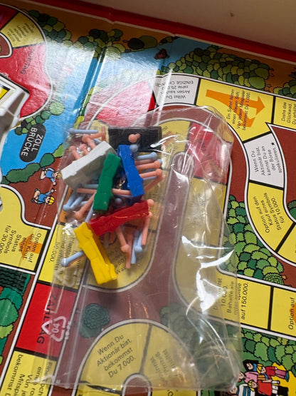 Spiel des Lebens MB 1984 Spiel blaue Ausgabe Brettspiel 2 Fahnen Vollständig - Ansicht 14
