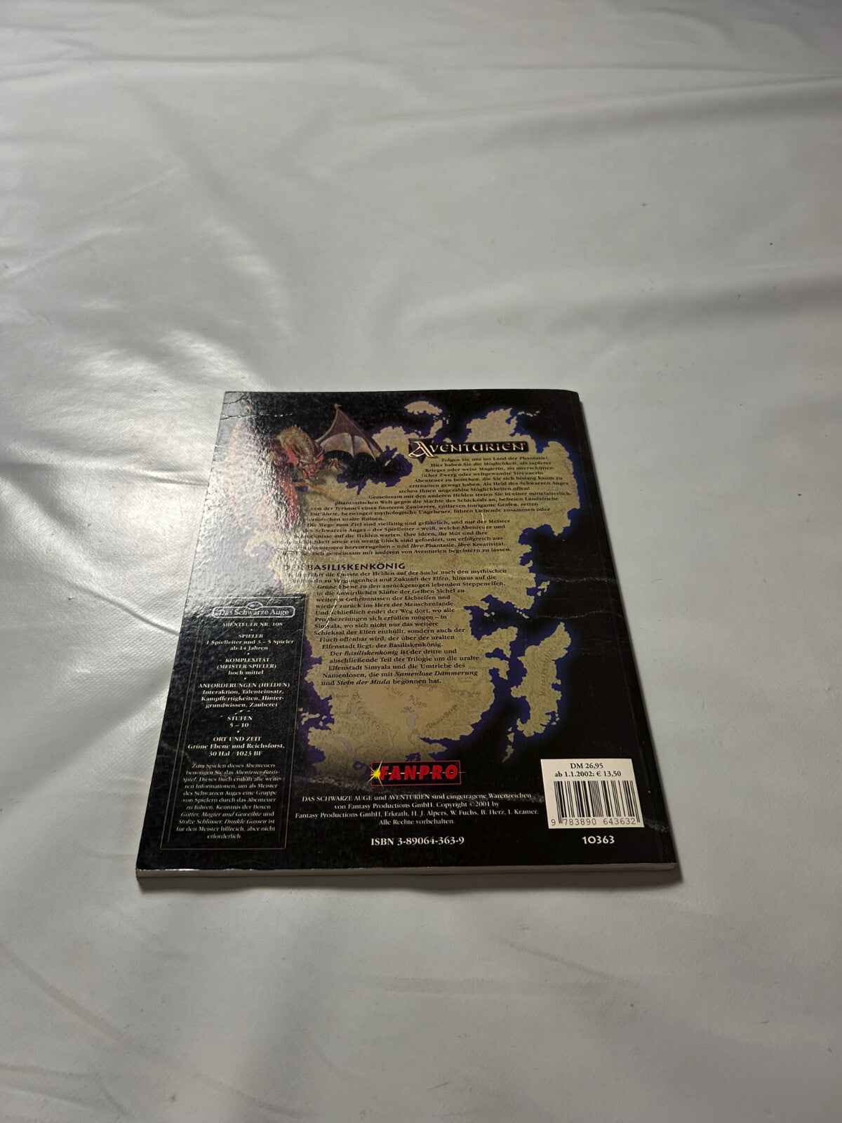 Detailfoto 7 – SKU A8735 – Rollenspiel-Buch gebraucht bei Brettspielimperium