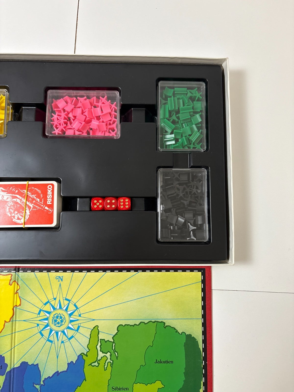 Risiko - Strategiespiel weiß Parker 1982 - Vollständig - Ansicht 13
