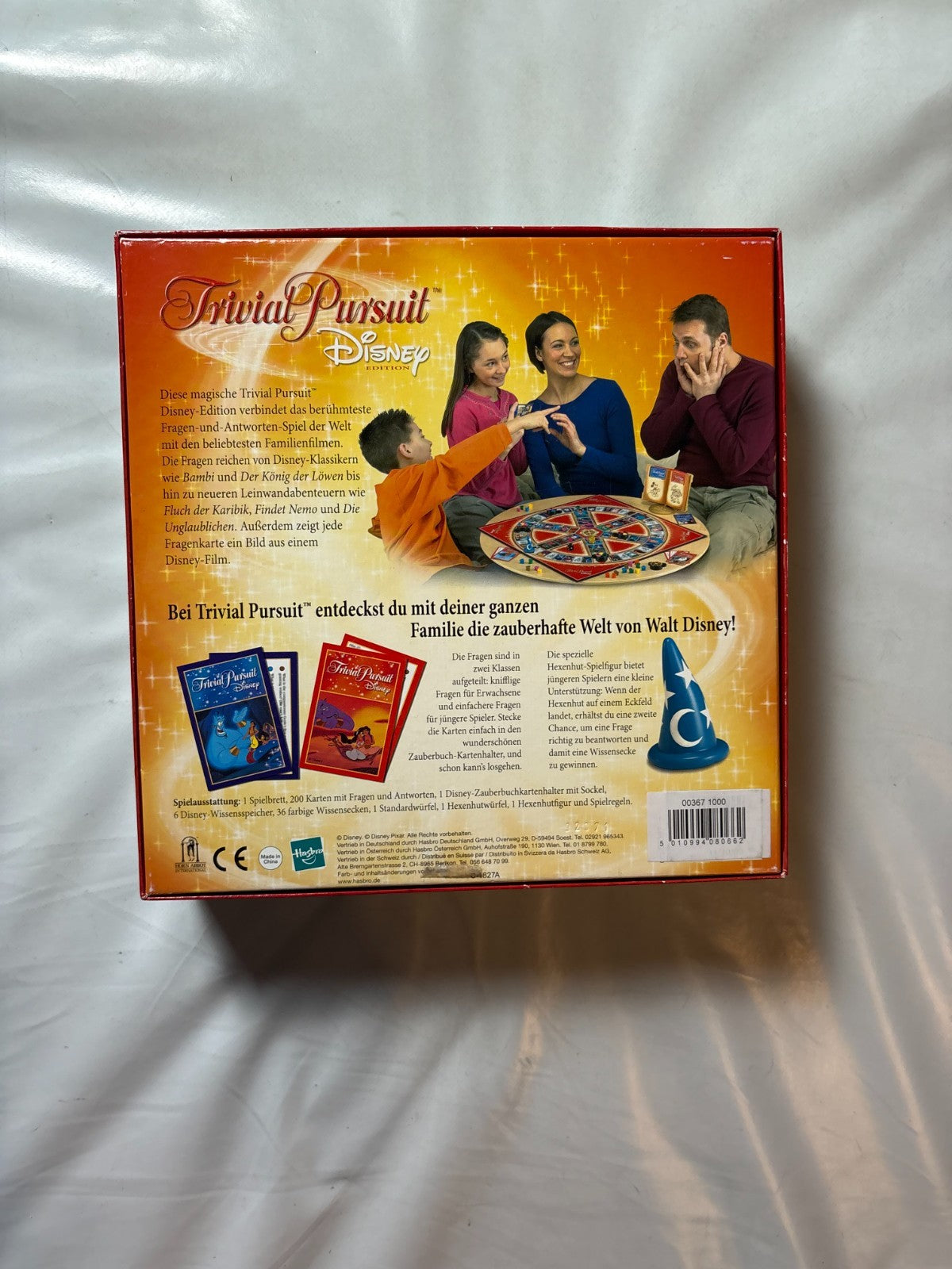 Trivial Pursuit Disney rote Edition Hasbro Spiel Gesellschaftsspie  vollständig - Ansicht 10