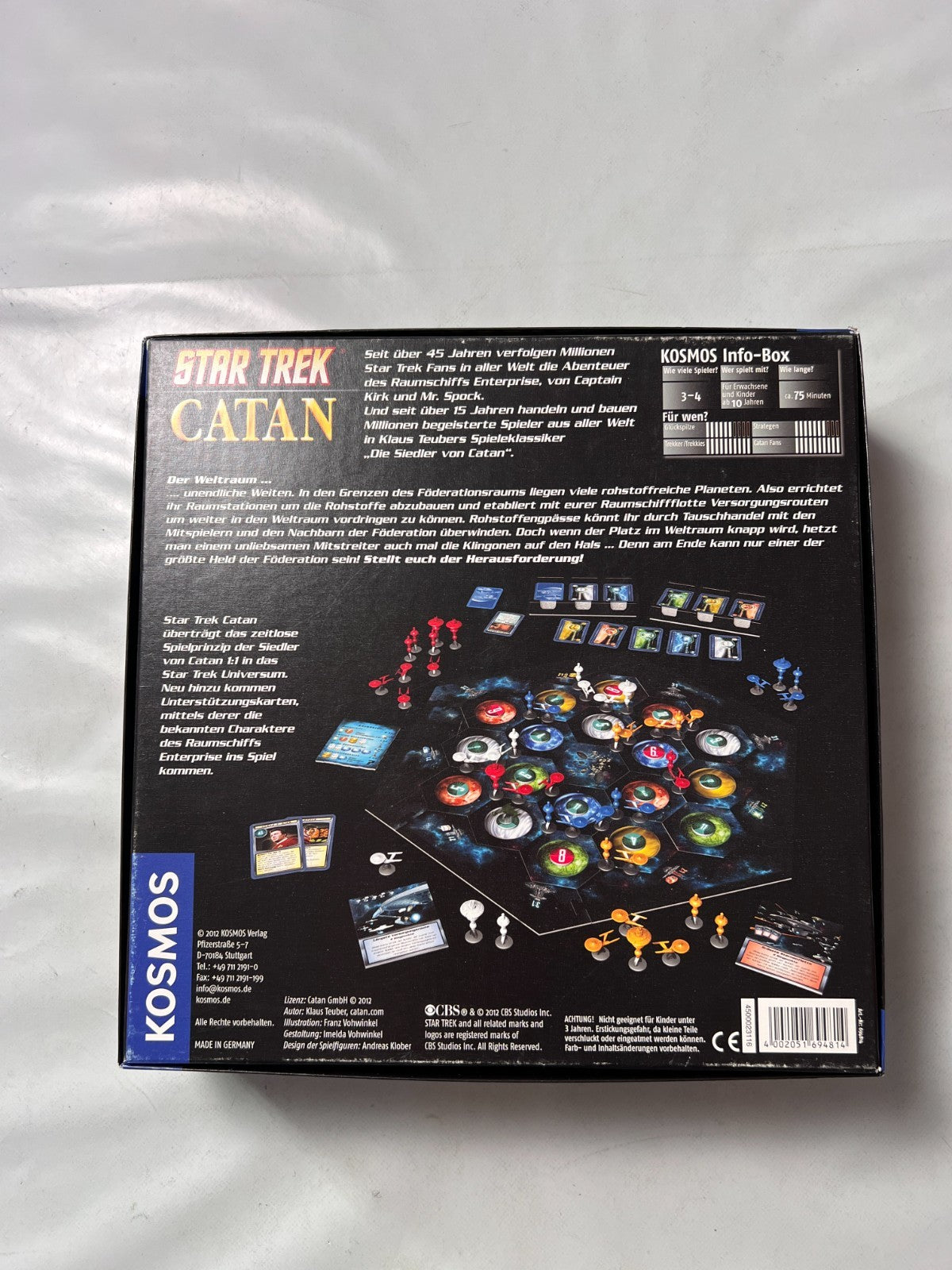 Star Trek Catan Kosmos Brettspiel Gesellschaftsspiel  Vollständig - Ansicht 9