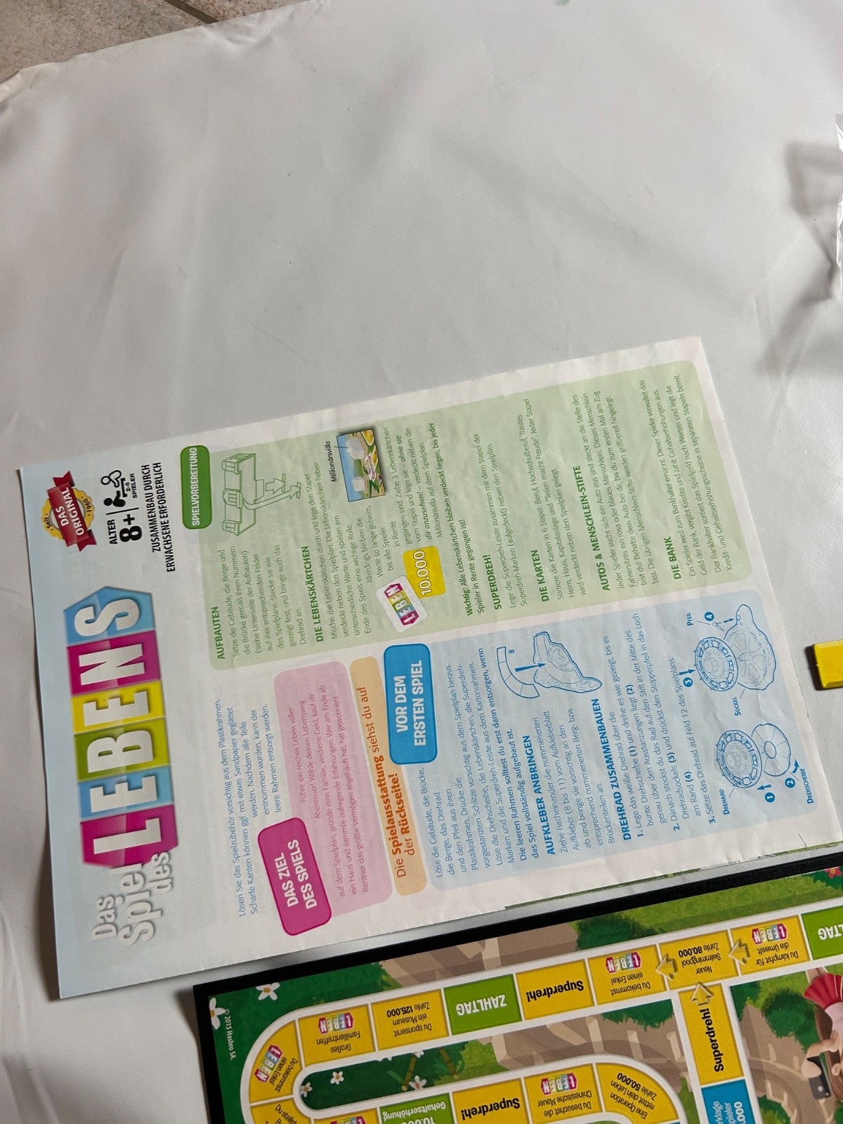 Das Spiel des Lebens Original Hasbro 2015 Brettspiel  Vollständig - Ansicht 11