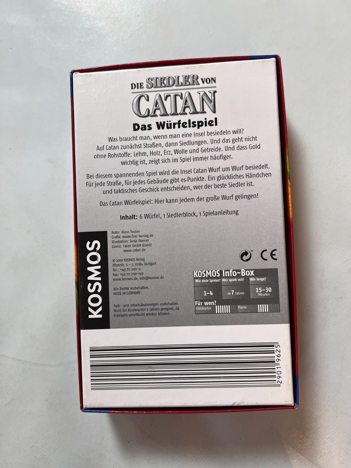 Kosmos Die Siedler von Catan  Das Würfelspiel   2007  Vollständig - Ansicht 8