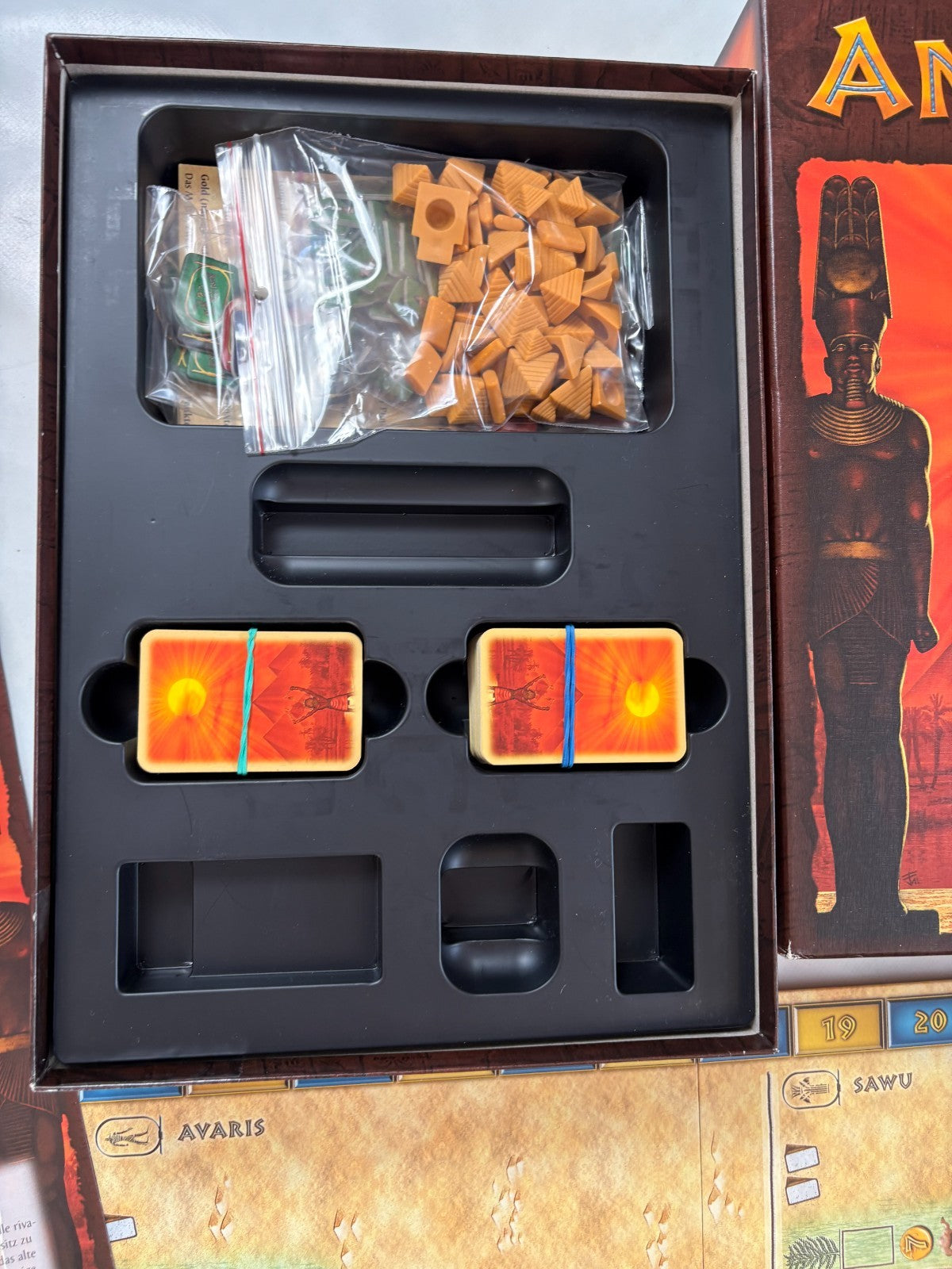 AMUNRE  Brettspiel  Hans im Glück 2003  Vollständig - Ansicht 10