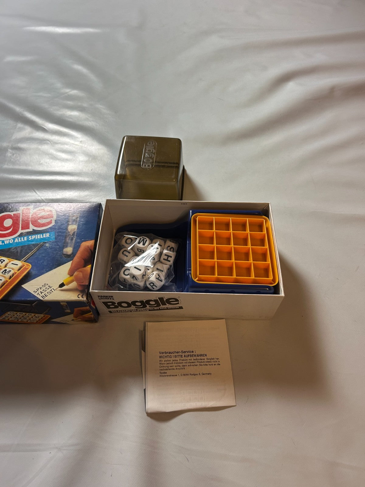 Boggle Kreuz und Quer durchs Wort Gewirr - PARKER  Deutsche 1985 - Vollständig - Ansicht 8