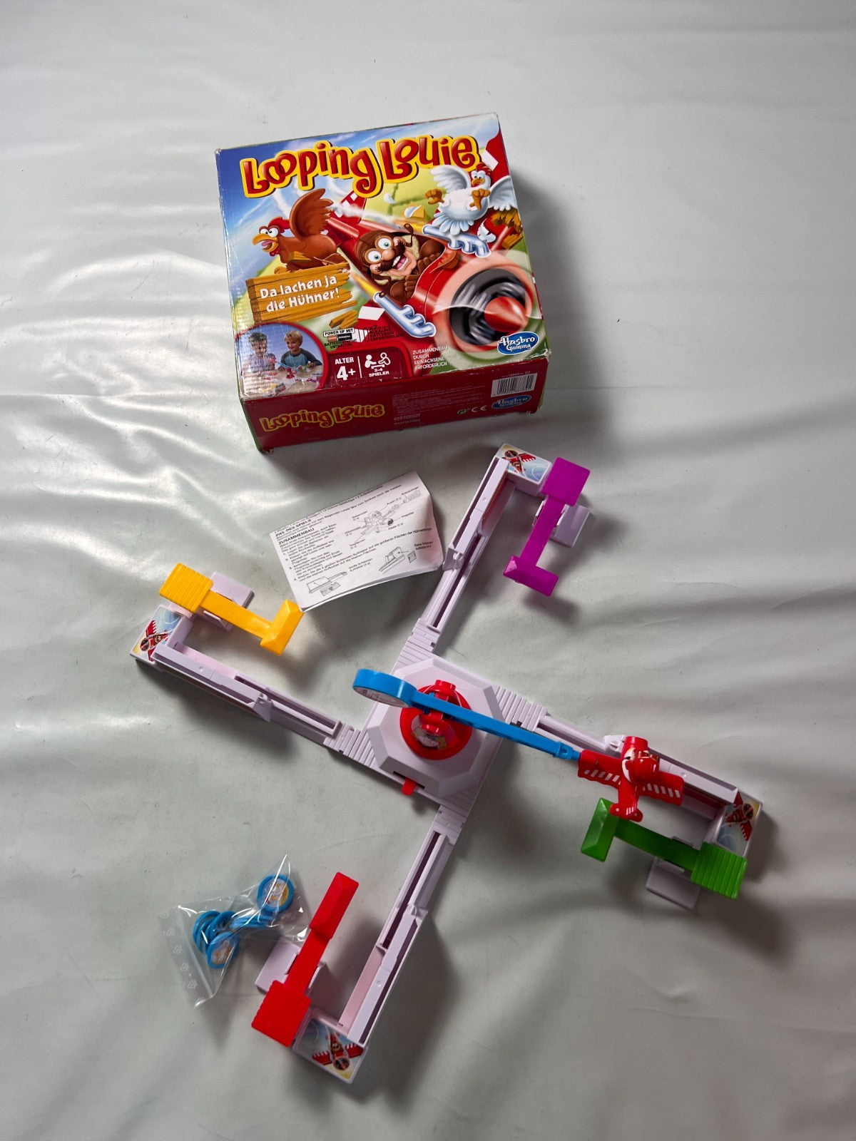 Brettspiel  Looping Louie  Hasbro  getestet vollständig - Ansicht 2