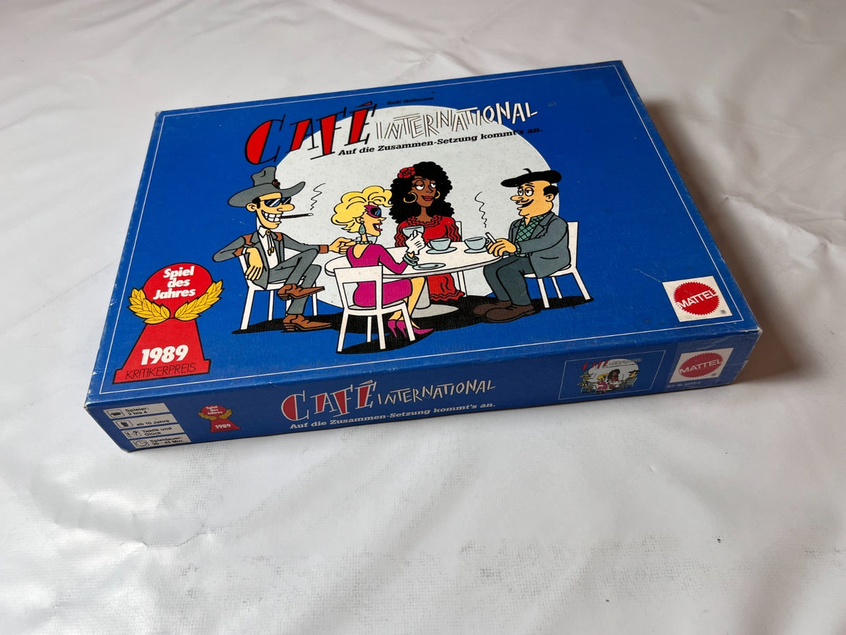 Café International - Brettspiel von Mattel - Vollständig Brett Karton Fleckig - Ansicht 16