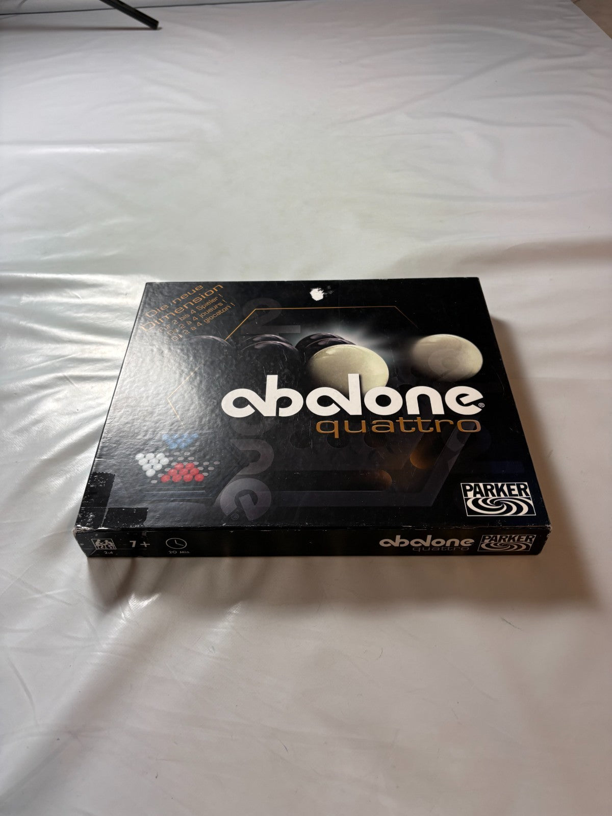 Abalone Quattro Spiel Gesellschaftsspiel Brettspiel Parker 2004  Vollständig - Ansicht 3