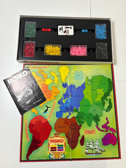 Risiko - Strategiespiel weiß Parker 1982 - Vollständig - Ansicht 6