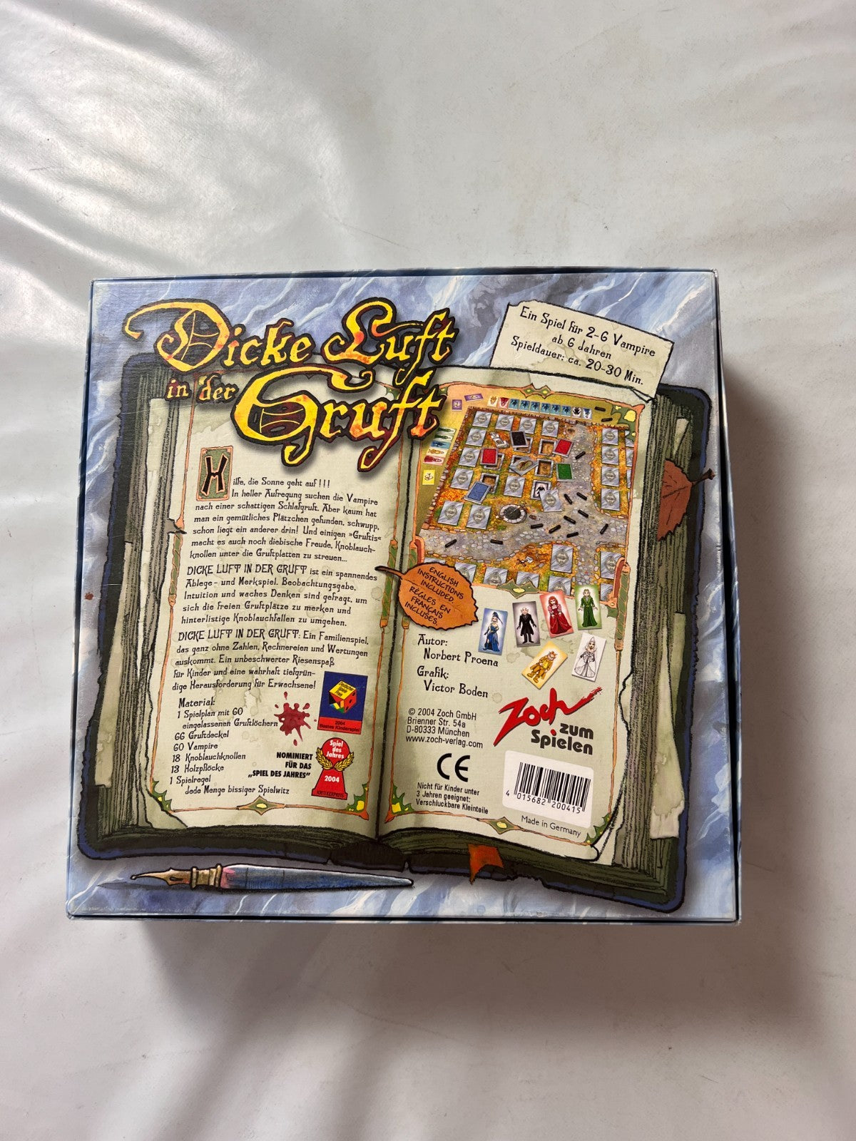 Brettspiel  Dicke Luft in der Gruft  Zoch  2004  Vollständig - Ansicht 10