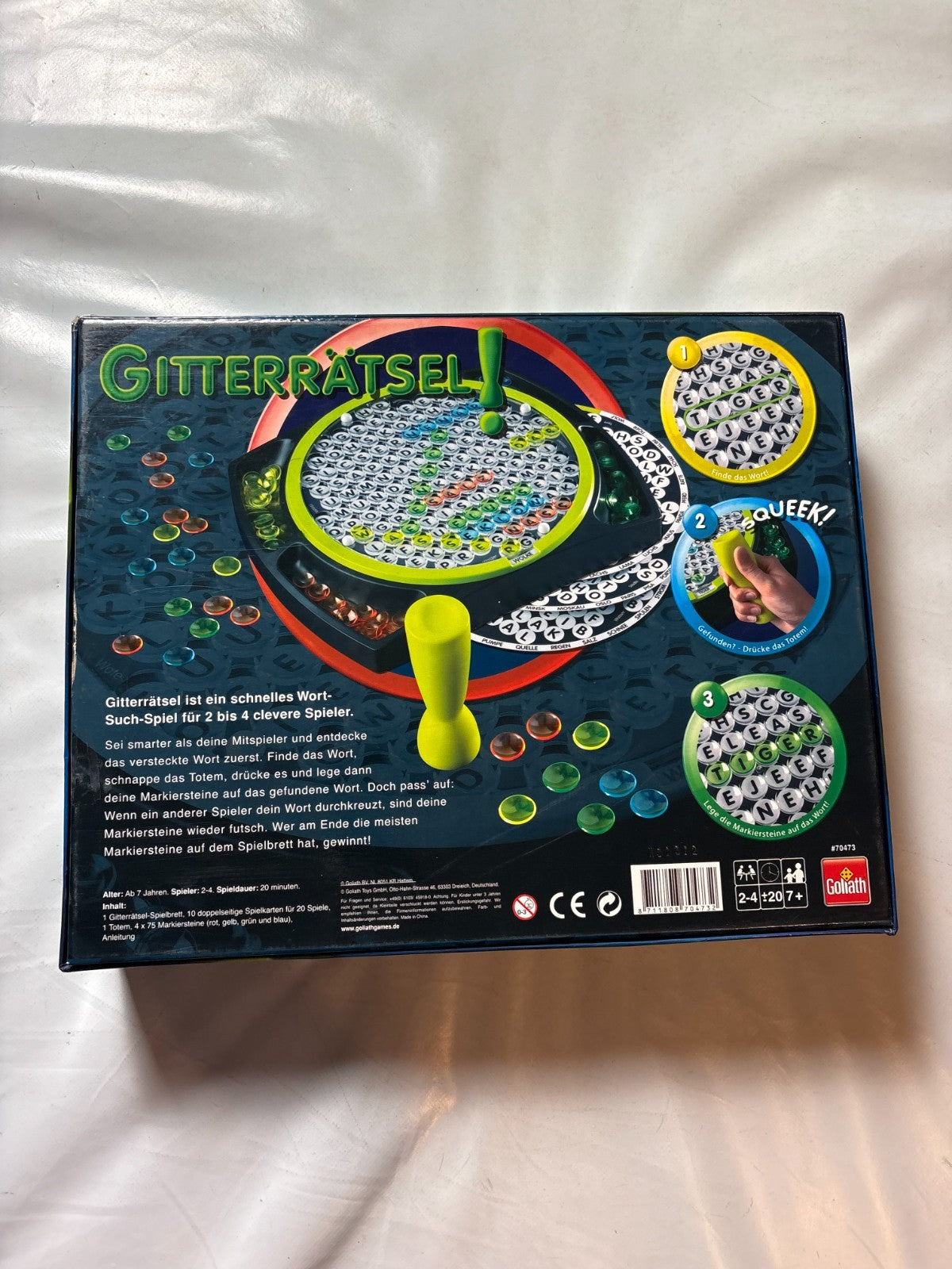 Gitterrätsel Goliath 70473 Brettspiel Gesellschaftsspiel  Vollständig - Ansicht 8