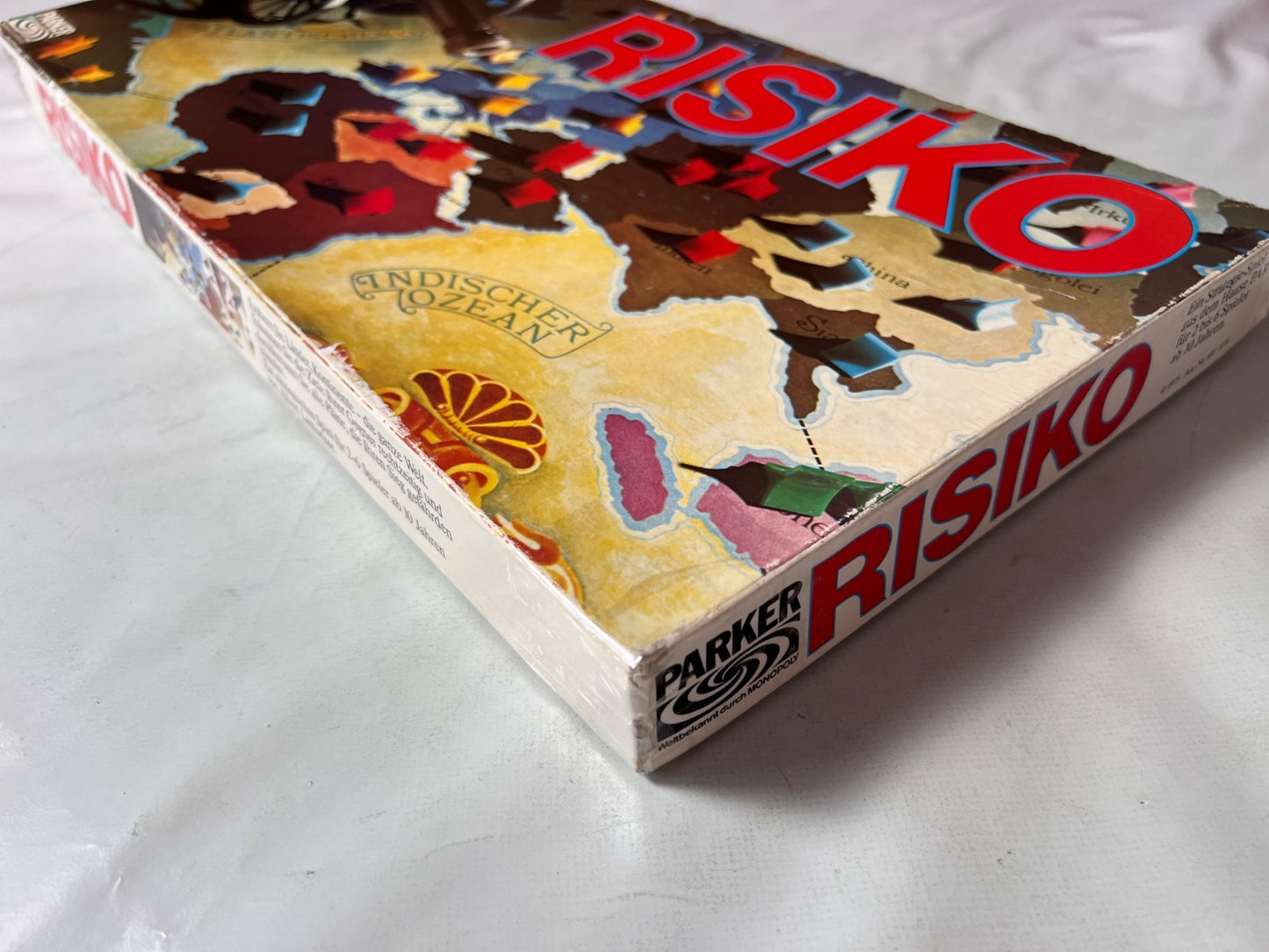 Brettspiel  RISIKO ERSTAUSGABE Schwarz  PARKER 1975  Vollständig - Ansicht 8