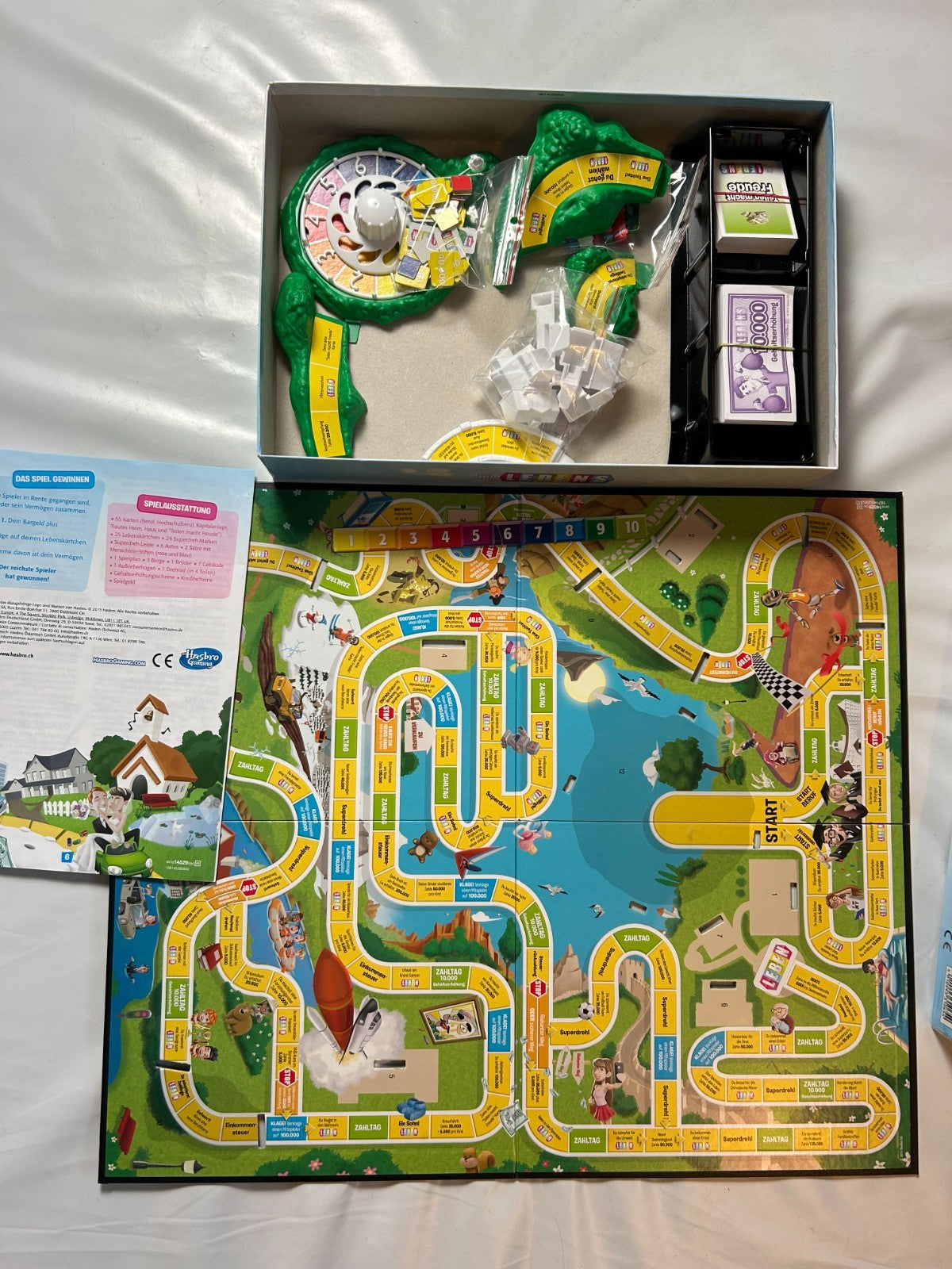 Das Spiel des Lebens Original Hasbro 2015 Brettspiel  Vollständig - Ansicht 8