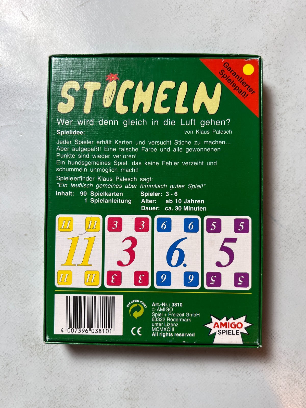 Detailfoto 8 – SKU A12631 – Kartenspiel gebraucht bei Brettspielimperium