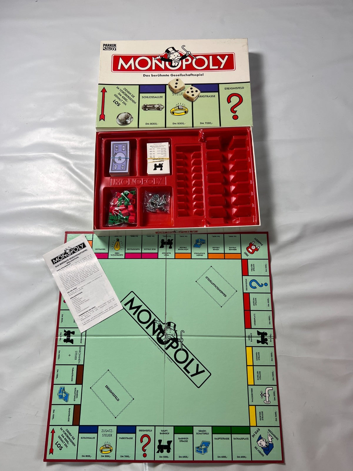 Brettspiel   Monopoly  Parker DMVersion 1996  Vollständig - Ansicht 2