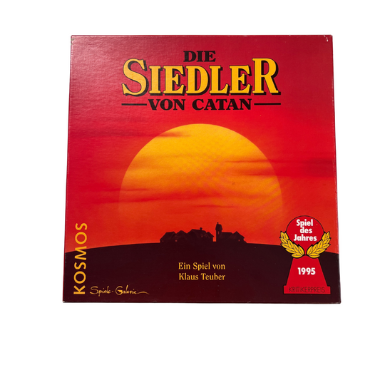 Brettspiel Die Siedler von Catan  Kosmos 1995  Holz  vollständig - Ansicht 1