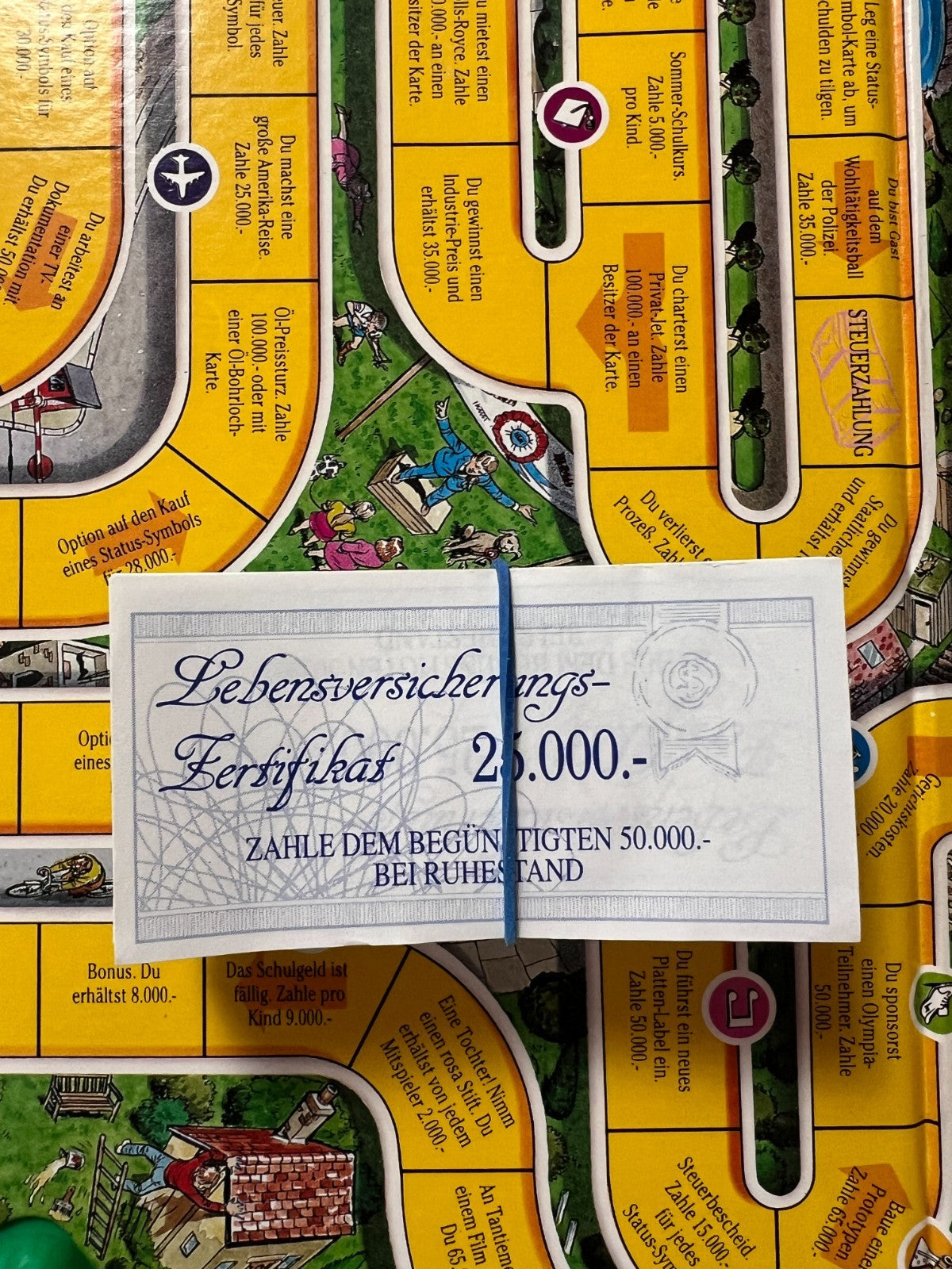MB Spiele, Spiel des Lebens, 100 Jahre Edition, Vintage 1992, vollständig - Ansicht 9