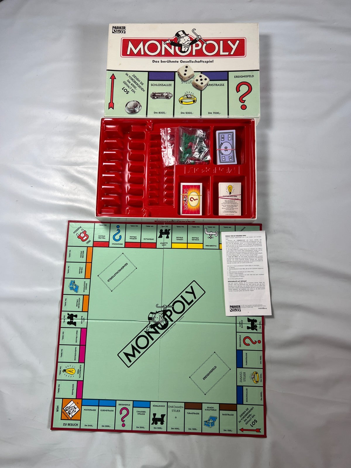 Brettspiel   Monopoly  Parker DMVersion 1996  Vollständig - Ansicht 2