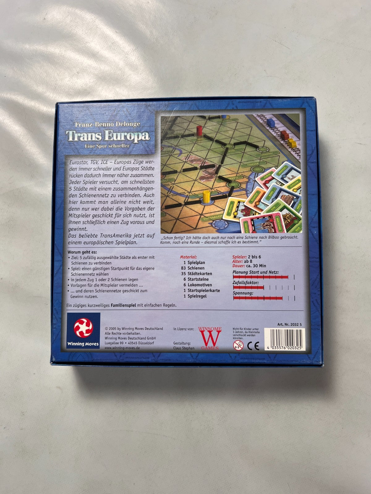 Trans Europa  Winning Moves  Vollständig - Ansicht 9