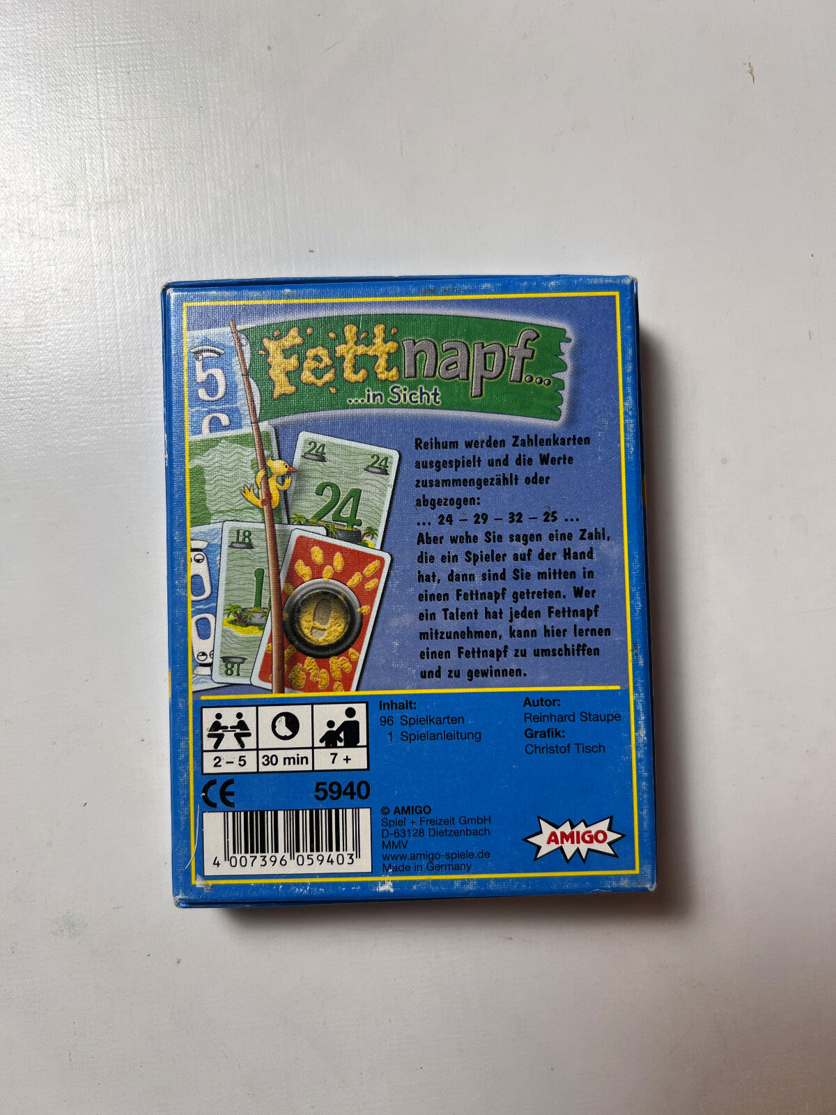 Detailfoto 2 – SKU A4229 – Kartenspiel gebraucht bei Brettspielimperium
