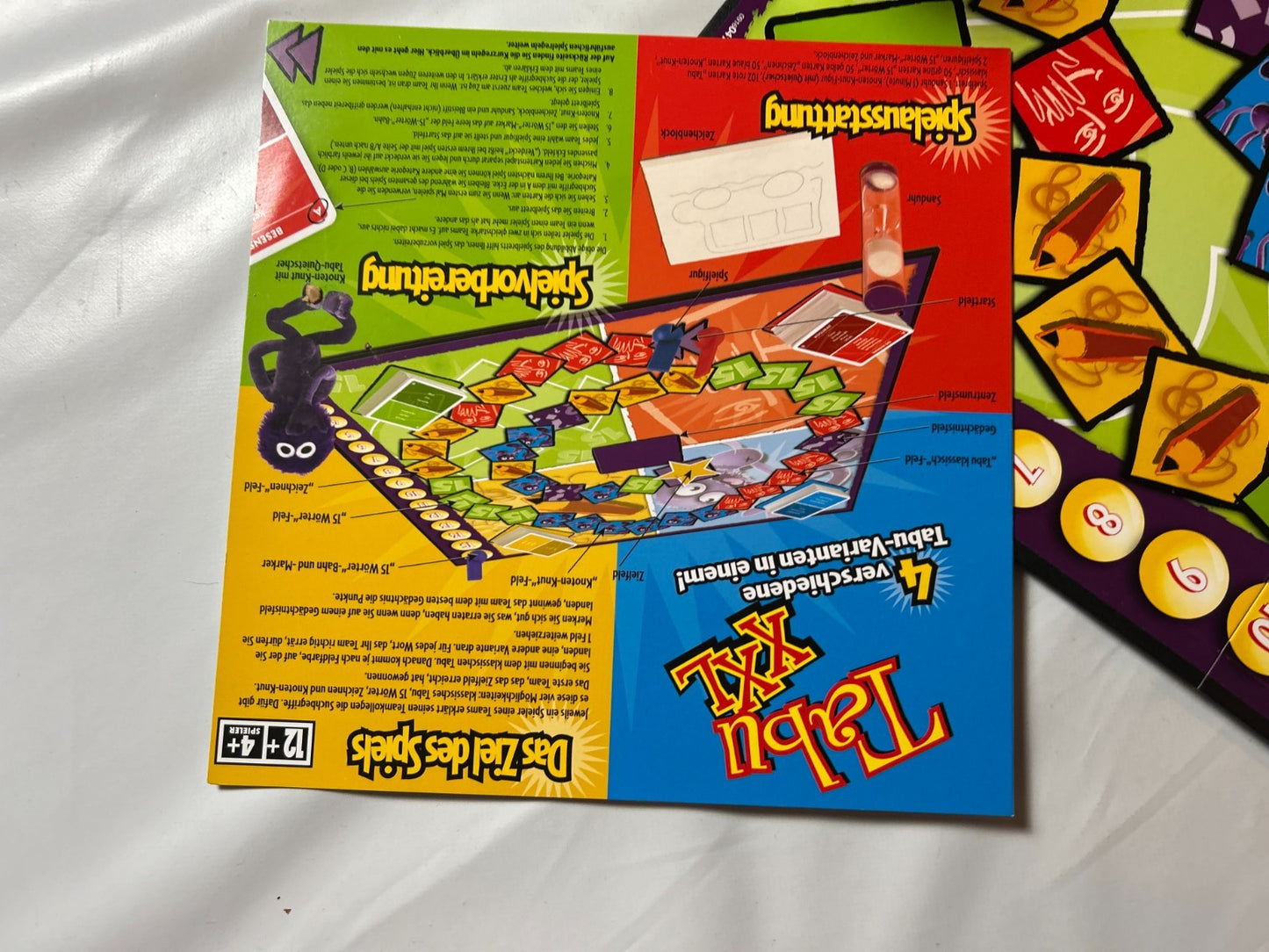 TABU XXL Parker  4 verschiedene TabuVarianten  Vollständig - Ansicht 7