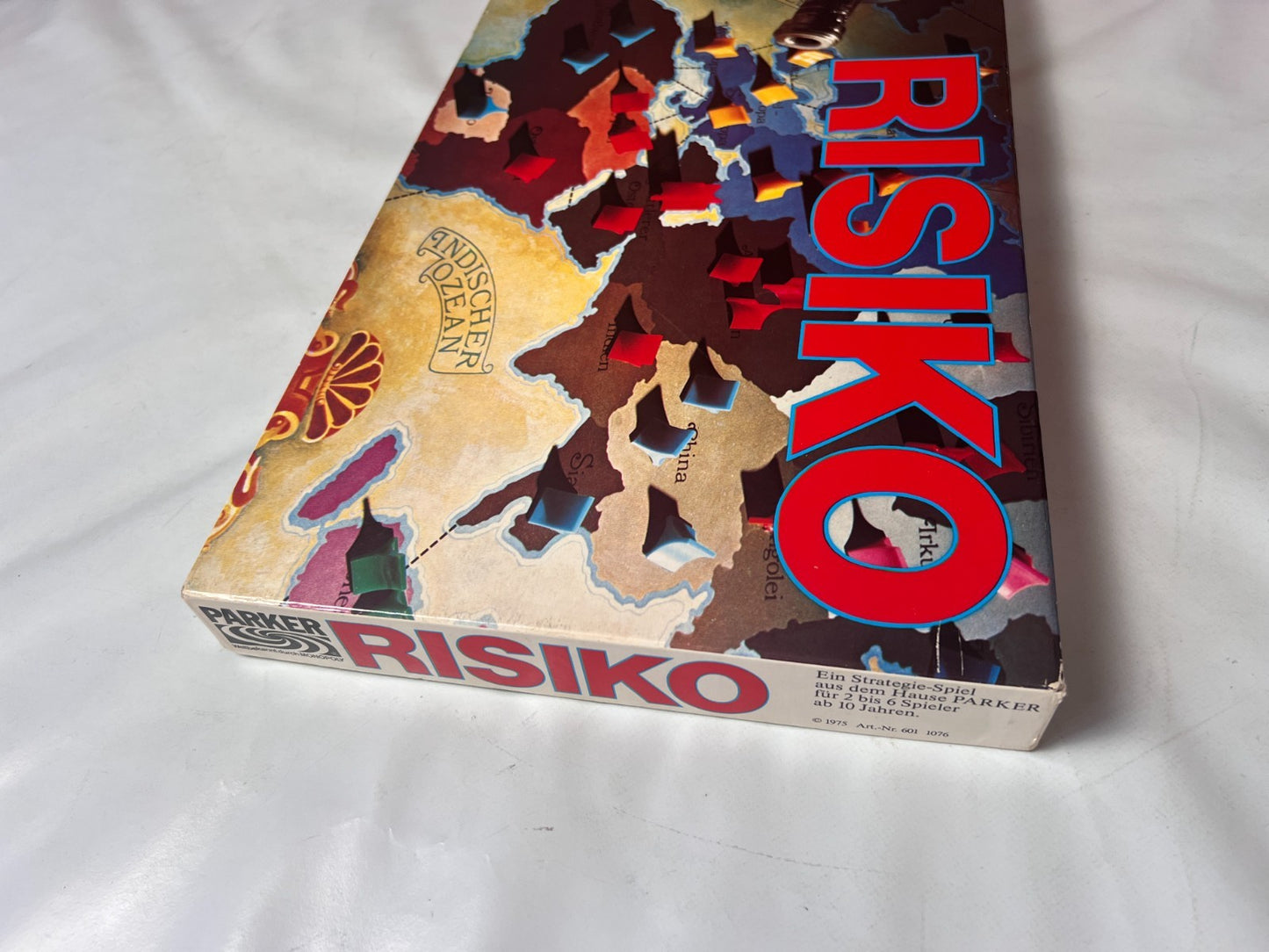 Brettspiel  RISIKO ERSTAUSGABE Schwarz  PARKER 1975  Vollständig - Ansicht 7