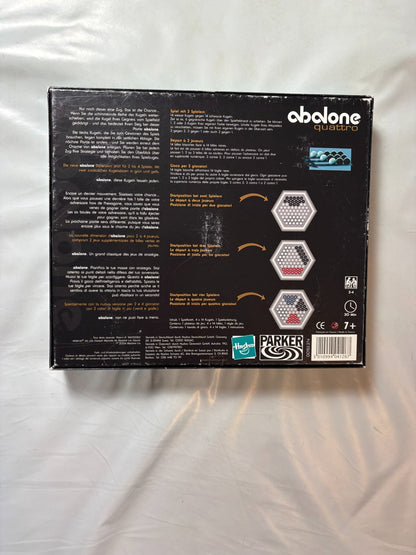 Abalone Quattro Spiel Gesellschaftsspiel Brettspiel Parker 2004  Vollständig - Ansicht 10