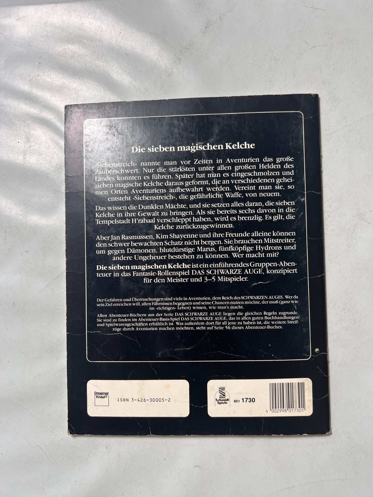 Detailfoto 6 – SKU A13401 – Rollenspiel-Buch gebraucht bei Brettspielimperium