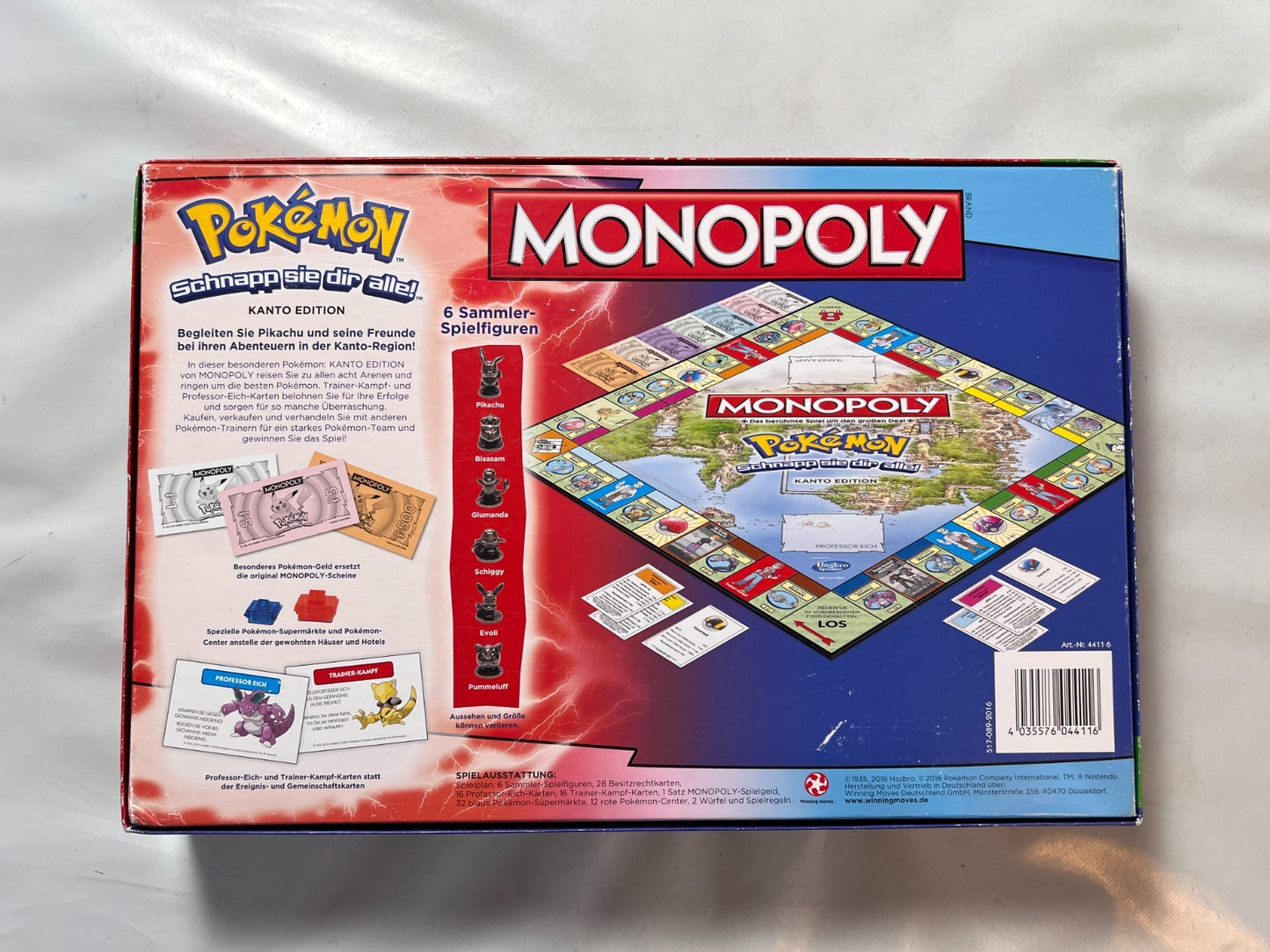 MONOPOLY  POKEMON  KANTO Edition deutsch Zinn Figuren  Vollständig - Ansicht 10