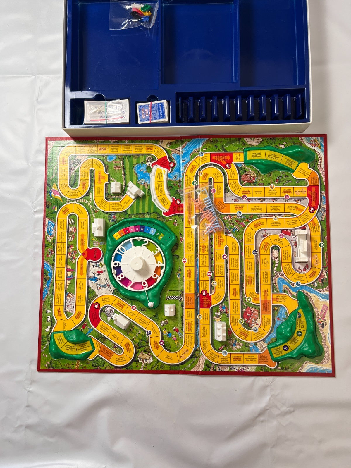MB Spiele, Spiel des Lebens, 100 Jahre Edition, Vintage 1992, vollständig - Ansicht 4